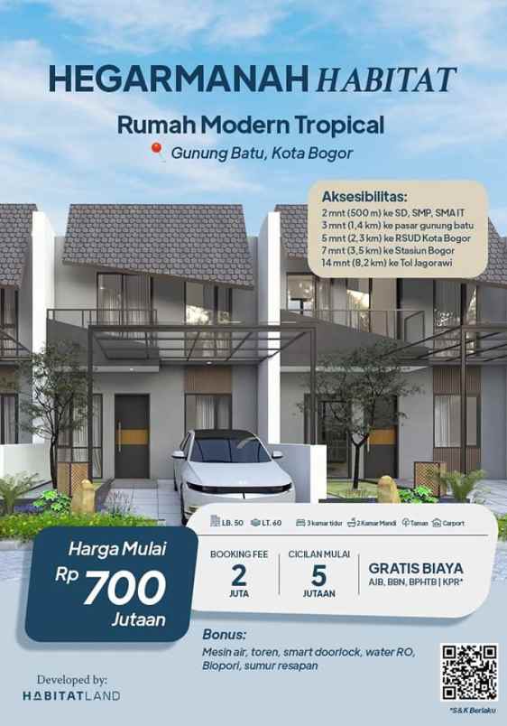 dijual rumah hegarmanah