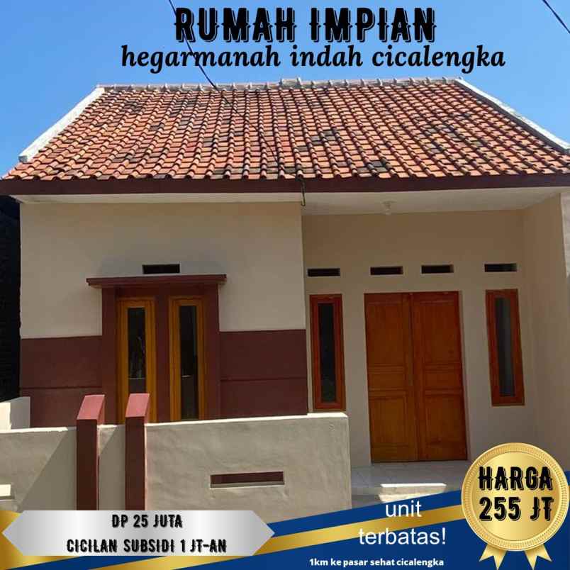 dijual rumah hegarmanah indah cicalengka