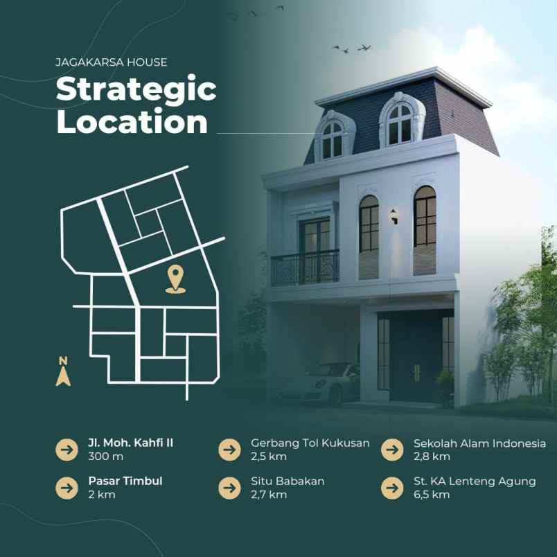 dijual rumah jagakarsa