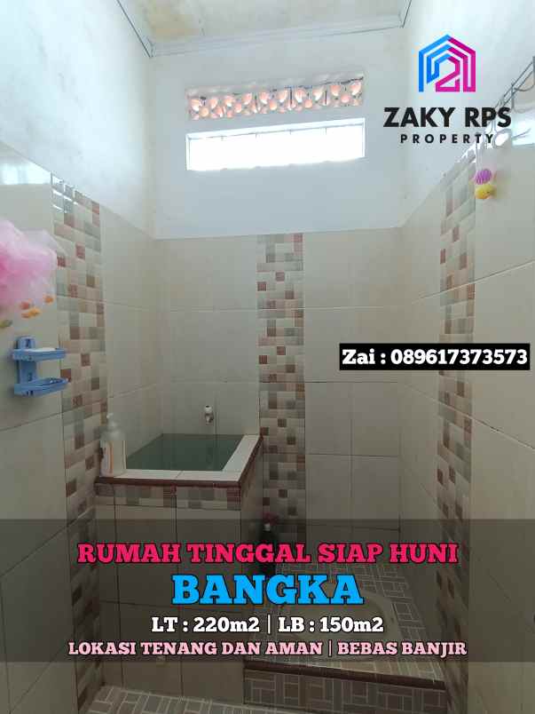 dijual rumah jalan bangka