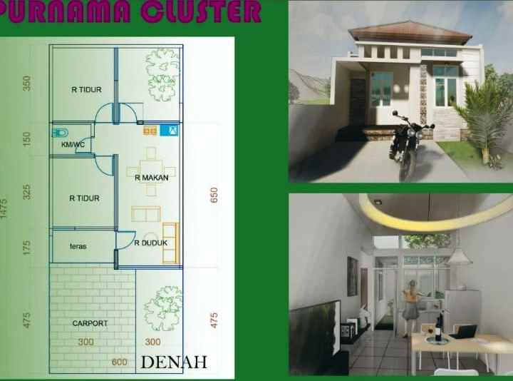 dijual rumah jalan desa cipagalo