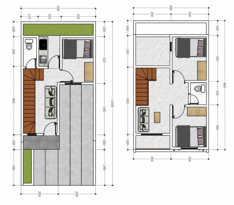 dijual rumah jalan duren rangkapan jaya