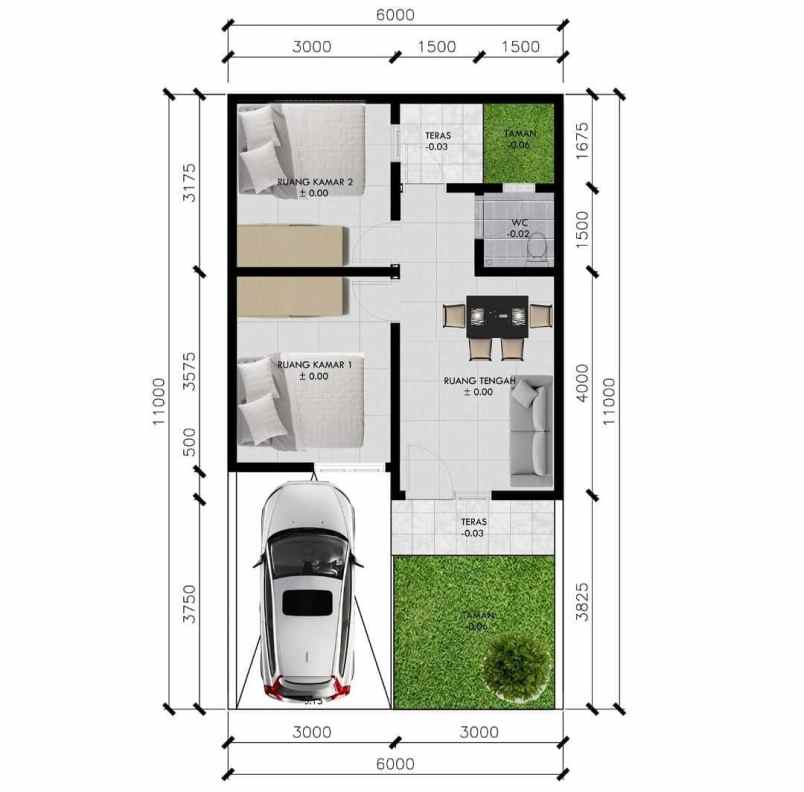 dijual rumah jalan gatot subroto tanah