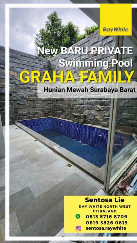 dijual rumah jalan graha famili