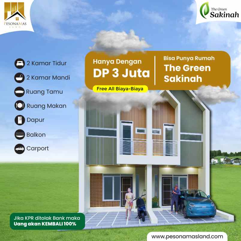 dijual rumah jalan koong perigi rt 05