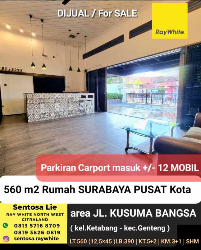 dijual rumah jalan kusuma bangsa