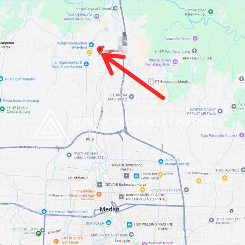 dijual rumah jalan marelan keluarga medan marelan