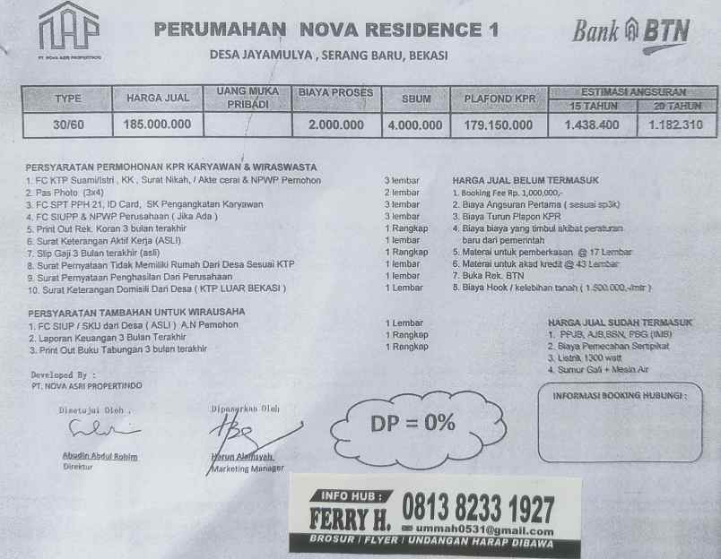 dijual rumah jalan raya jayamulya