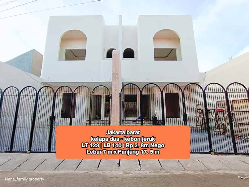 dijual rumah jalan raya kelapa dua