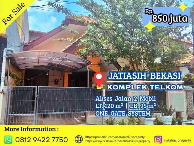 dijual rumah jatiasih bekasi
