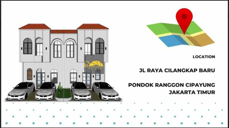 dijual rumah jl cilangkap baru kec