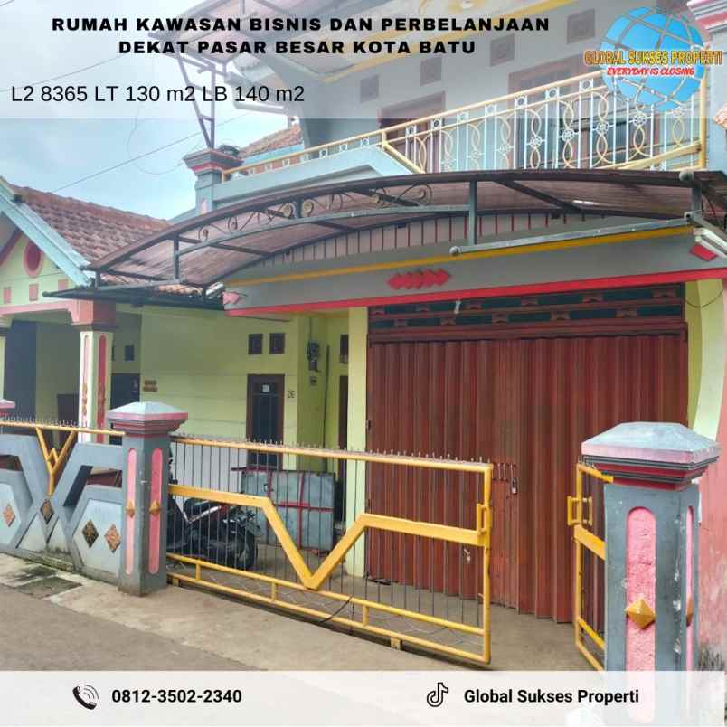 dijual rumah jl dewi sartika