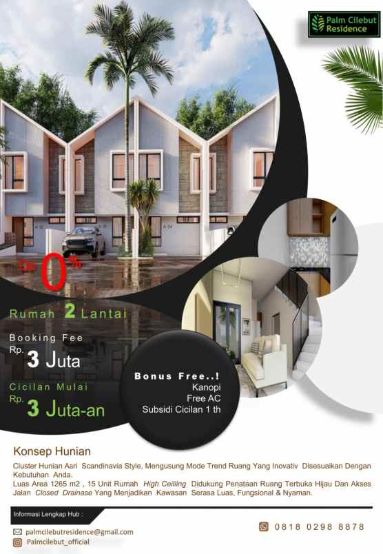 dijual rumah jl edison cilebut bar kec