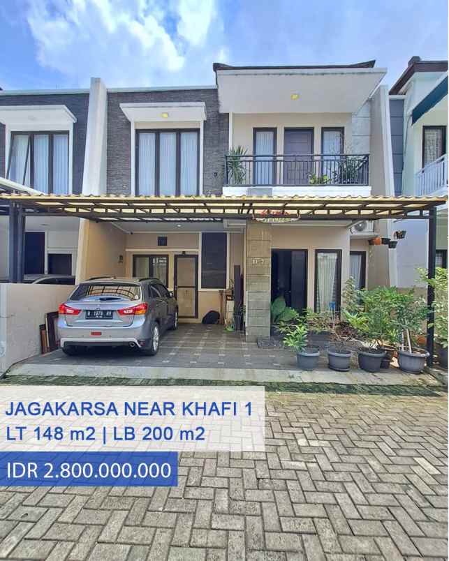 dijual rumah jl khafi 1 jagakarsa