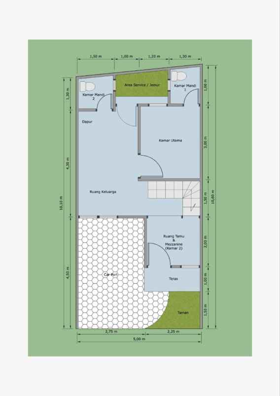 dijual rumah jl raya ciracas