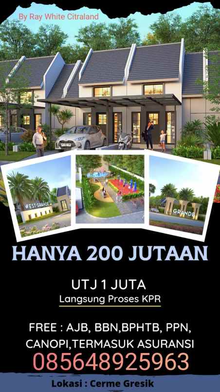 dijual rumah jl raya embong kerang