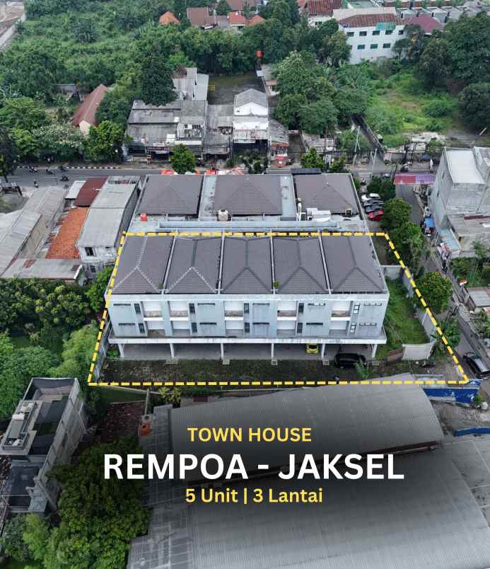 dijual rumah jl rempoa raya rc veteran