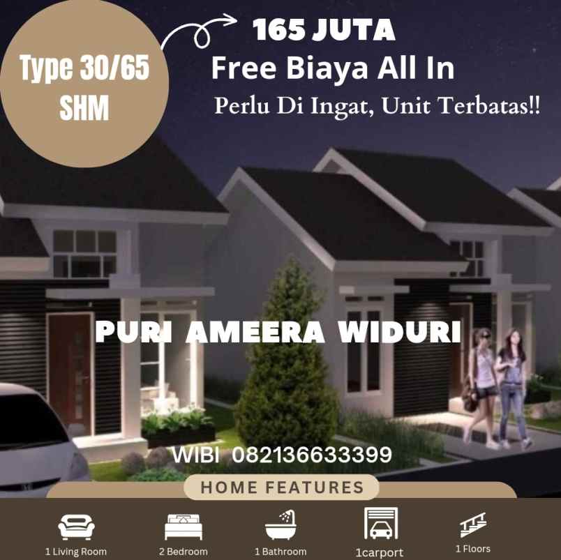 dijual rumah jl widuri krajan