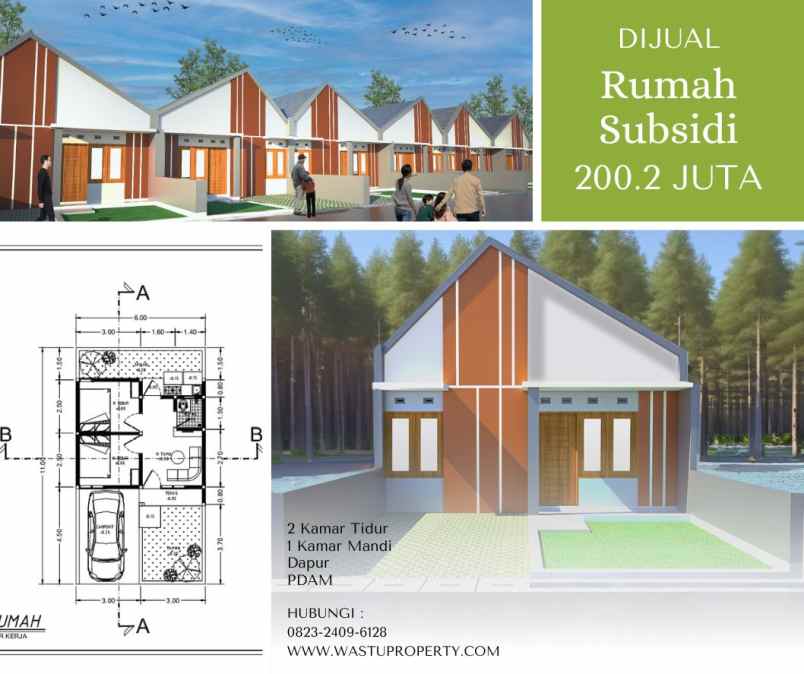 dijual rumah karang sumberagung kec