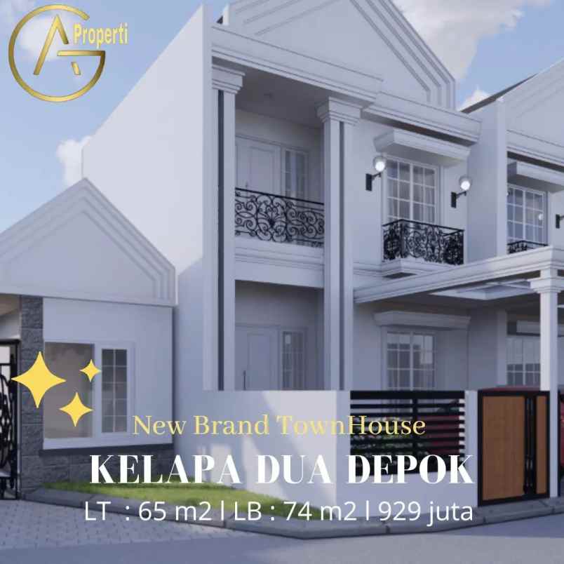 dijual rumah klapa dua tugu cimanggis depok