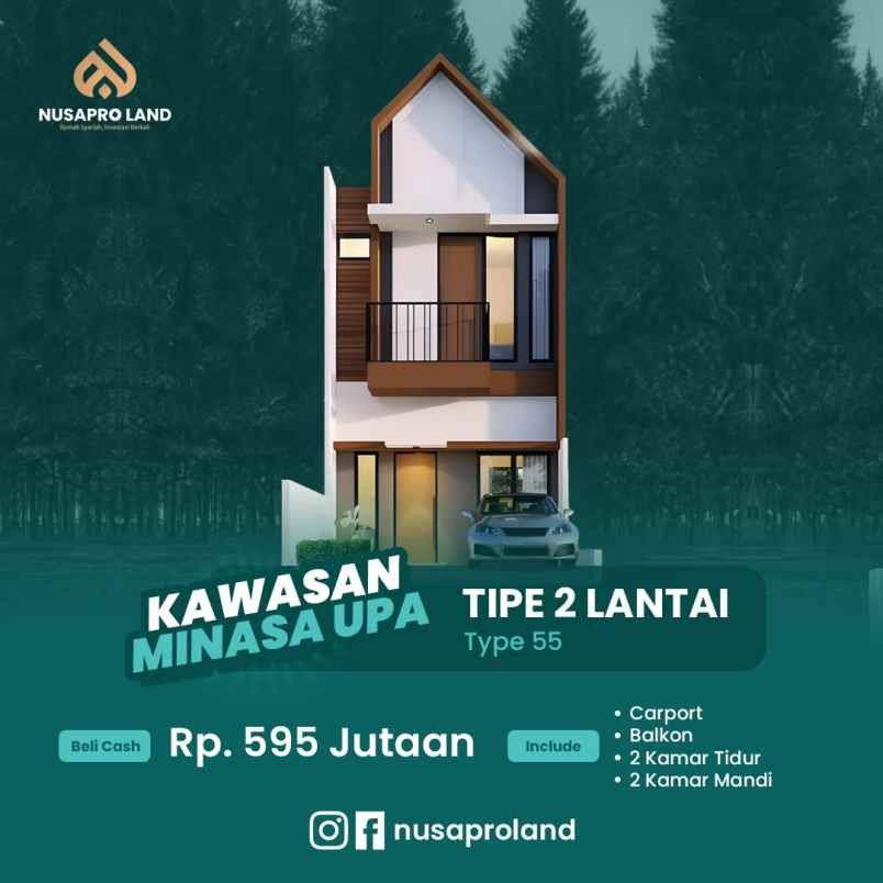 dijual rumah makassar gn sari rappocini