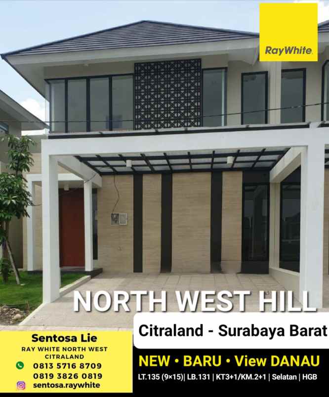 dijual rumah north west hill citraland