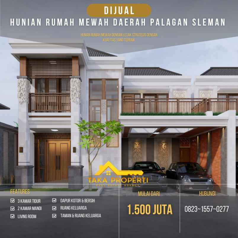 dijual rumah nyaman siap huni di palagan sleman