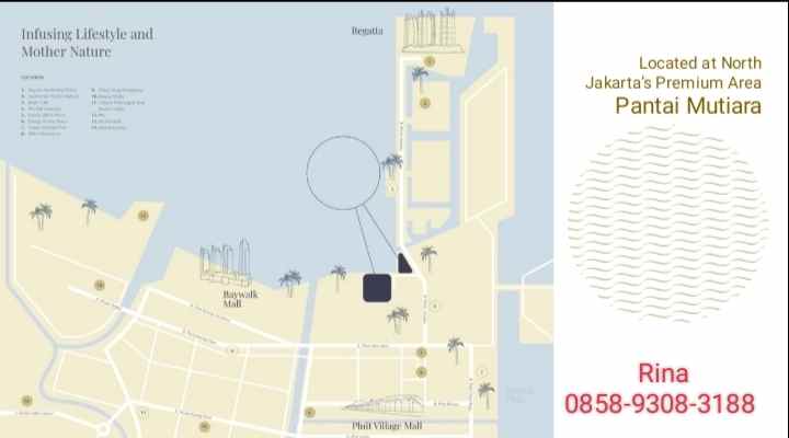 dijual rumah pantai mutiara penjaringan