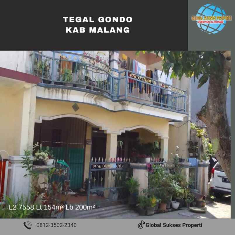 dijual rumah perum ikip tegal gondo