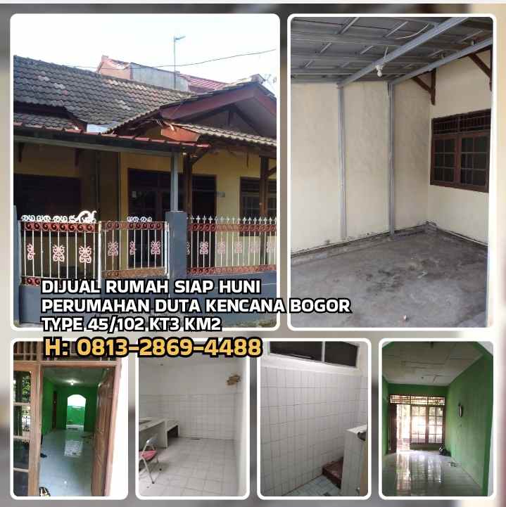 dijual rumah perumahan duta kencana bogor
