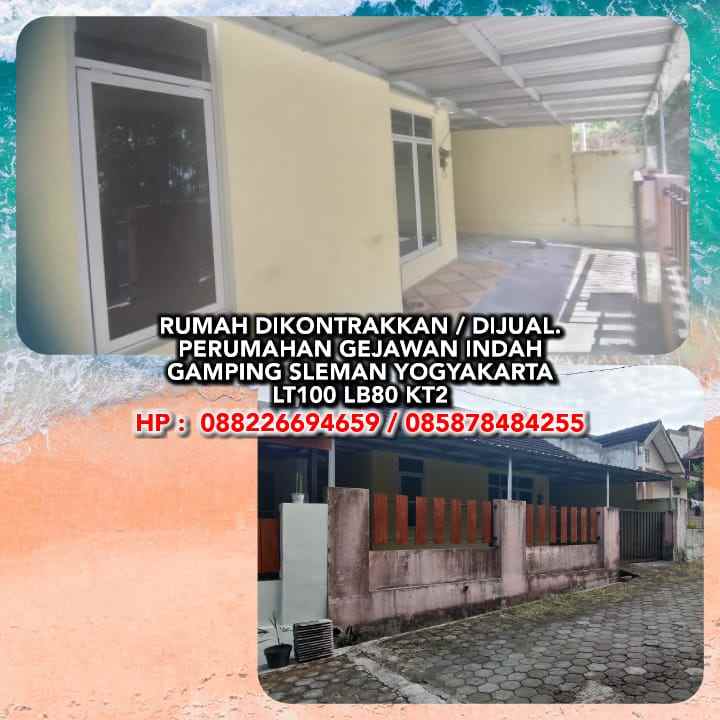 dijual rumah perumahan gejawan indah