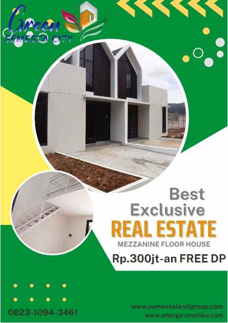 dijual rumah perumahan green semesta city