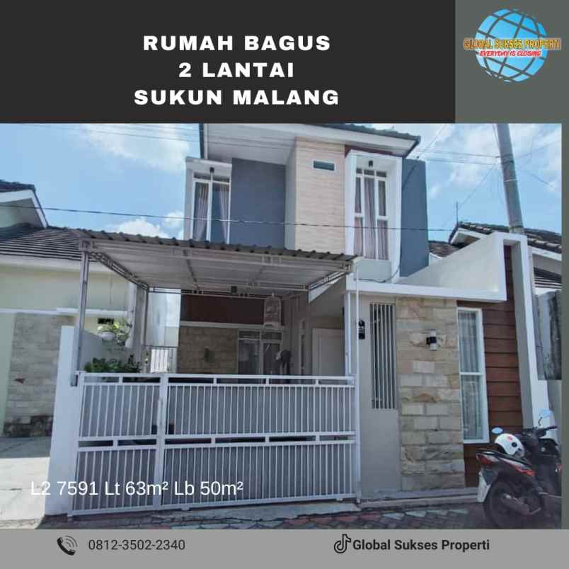 dijual rumah perumahan sukun