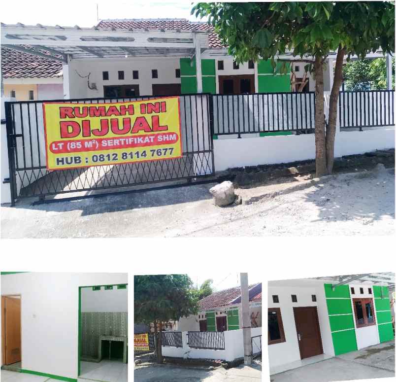 dijual rumah perumahan warnasari indah