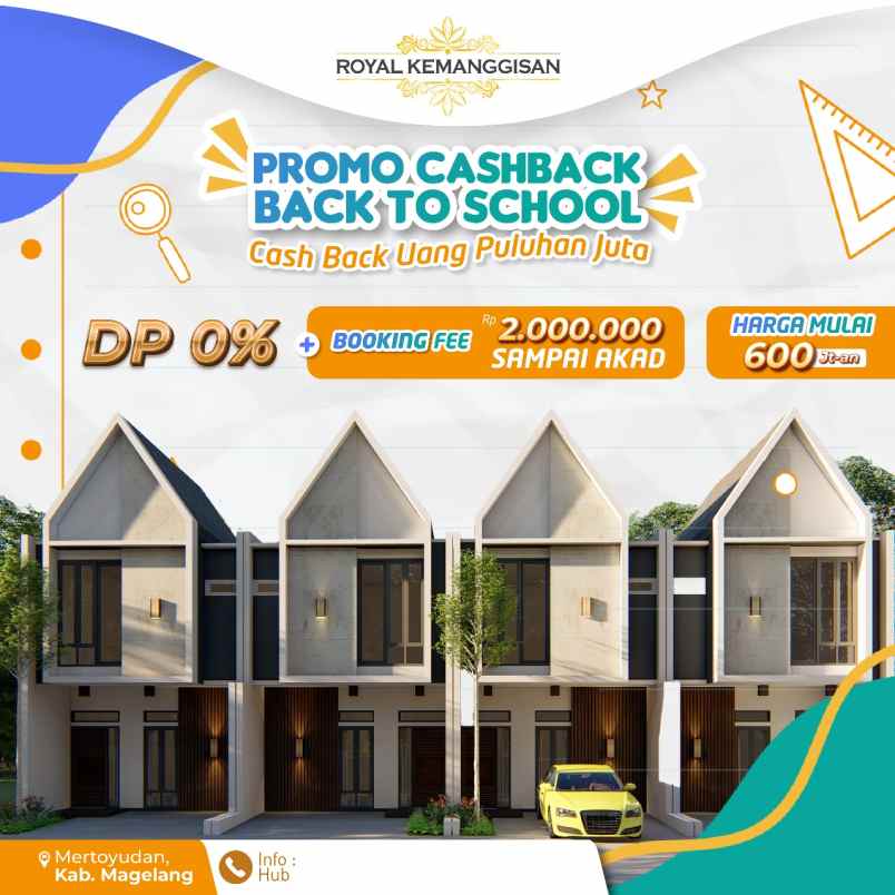 dijual rumah pesan bangun di magelang