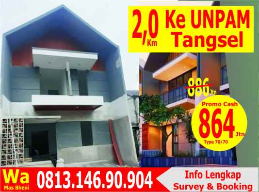 dijual rumah pocis pamulang