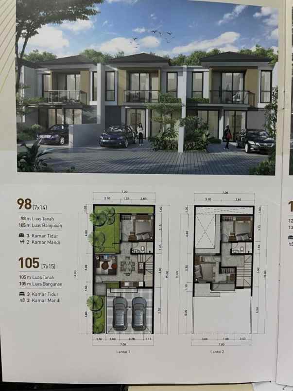 dijual rumah pondok tjandra cluster ruby