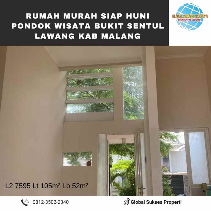 dijual rumah pondok wisata bukit sentul