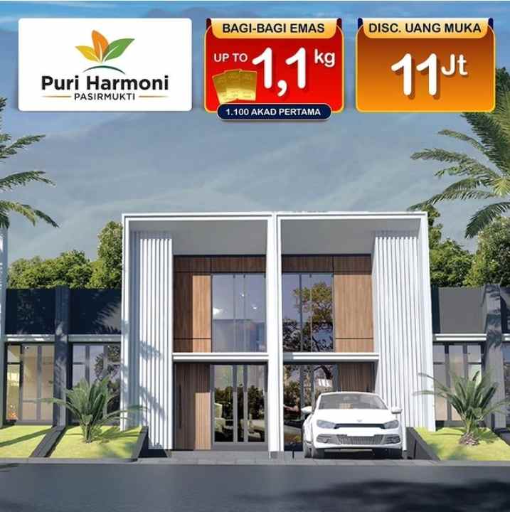 dijual rumah puri harmoni pasir kukti