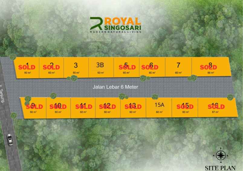 dijual rumah royal singosari