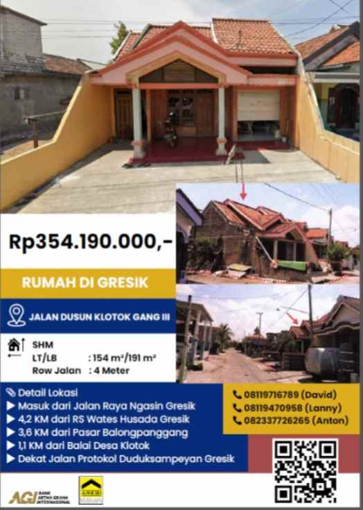 dijual rumah sampit no 43 dusun klotok