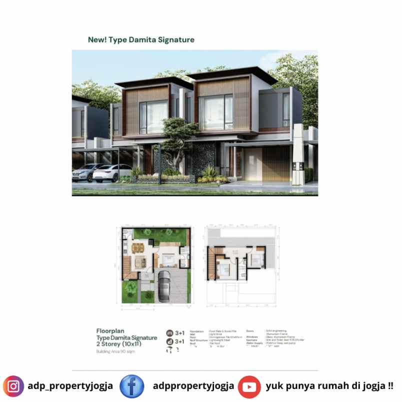 dijual rumah sendangadi mlati sleman