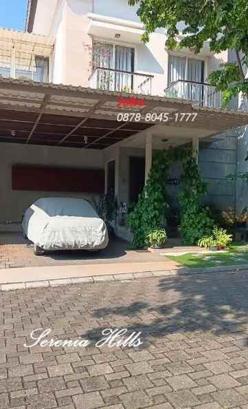 dijual rumah serenia hills jl karang