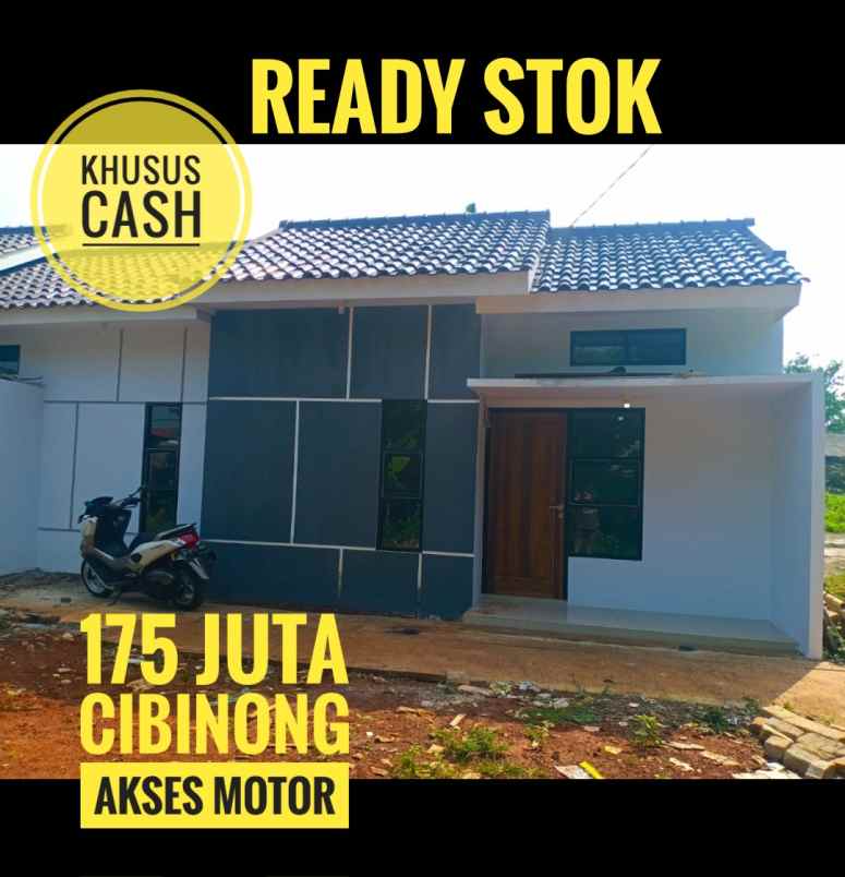 dijual rumah siap huni 100 jutaan di cibinong bogor