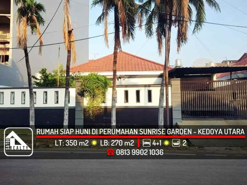 dijual rumah sunrise garden jl panjang