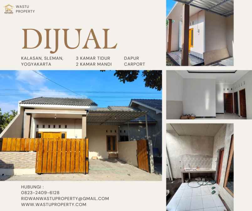 dijual rumah tamanmartani kec kalasan