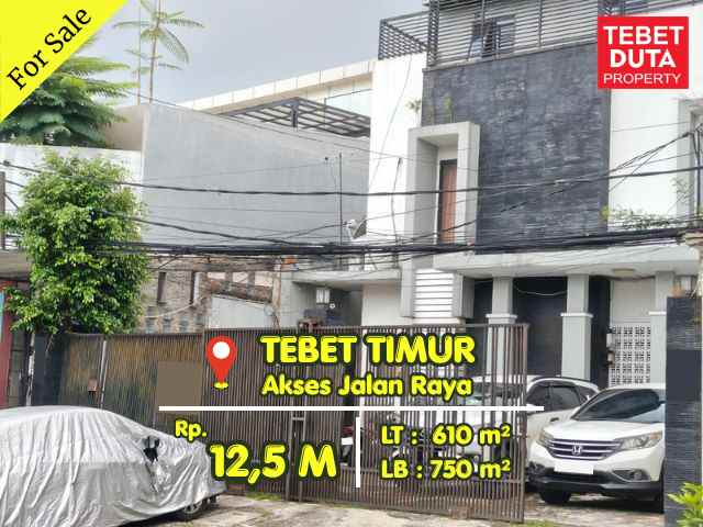 dijual rumah tebet timur