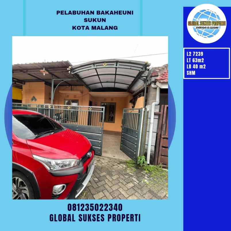 dijual rumah teluk pelabuhan bakaheuni