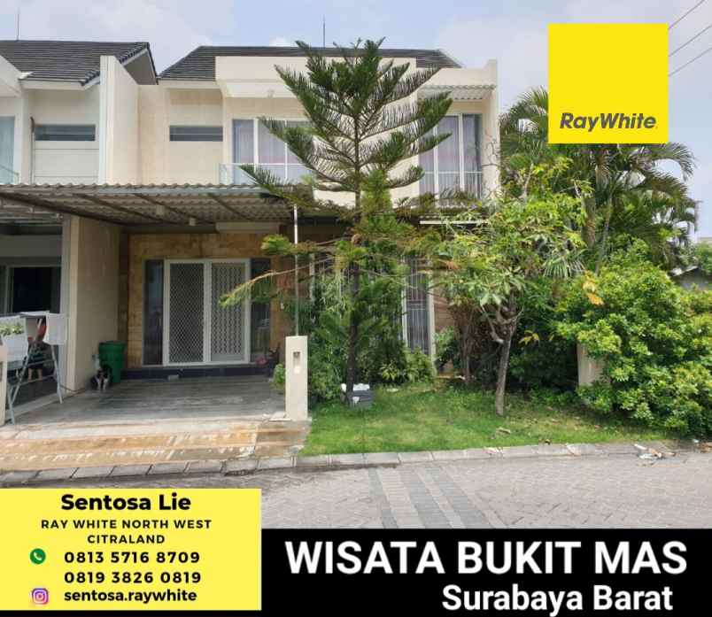 dijual rumah wisata bukit mas