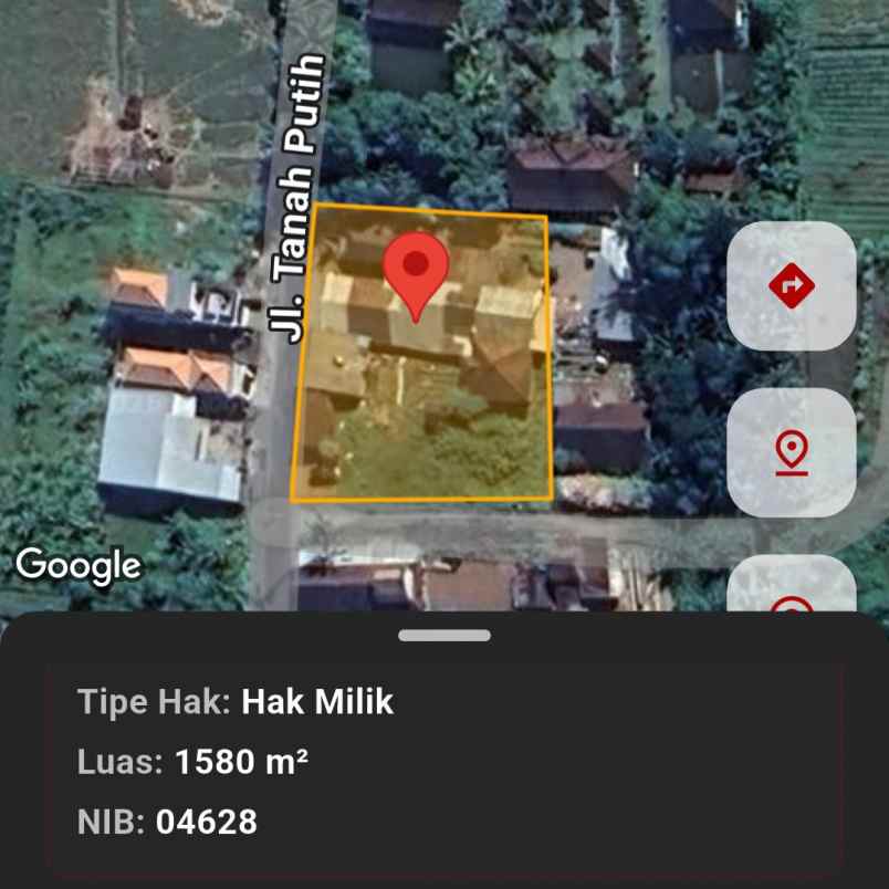 dijual tanah buluh indah